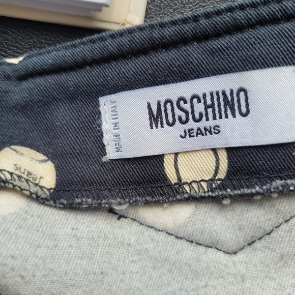 Moschino Jeans Baseball Print Skirt, VGUC, Size 8 - Picture 8 of 9